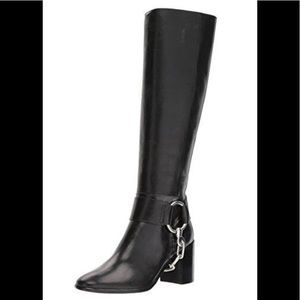 NEW~FRYE~JULIA HARNESS TALL LEATHER BOOTS~SZ 7